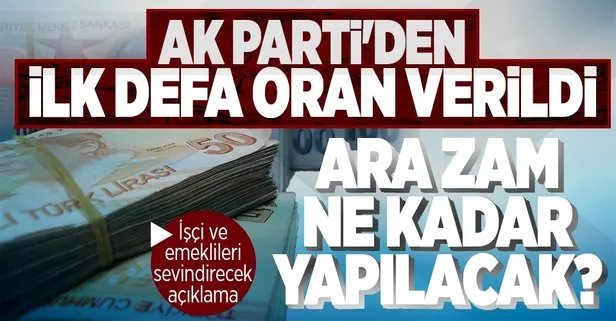 AK Parti’den flaş emekli maaşına zam açıklaması!