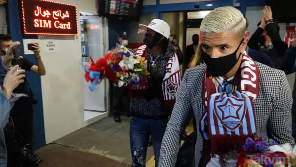 Gervinho ve Bruno Peres Trabzonspor'a geldi! Taraftar meşalelerle karşıladı - 12