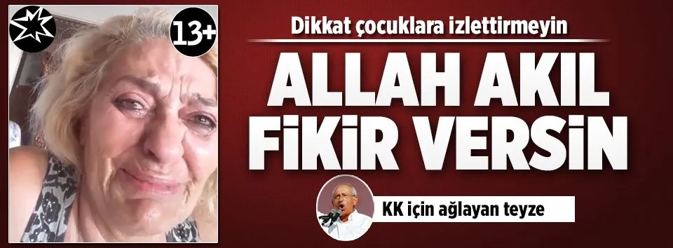 Adalet mitingine gidemediği için ağlayan teyze