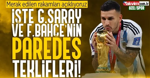 ÖZEL | İşte Fenerbahçe ve Galatasaray’ın Paredes teklifleri!