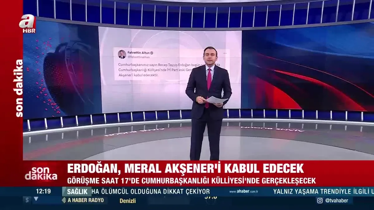 Başkan Erdoğan, Meral Akşener'i kabul edecek
