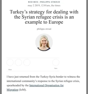 İngiliz The Times gazetesi: Türkiye’nin Suriyeli mülteci krizine yönelik stratejisi Avrupa’ya örnek olmalı-1
