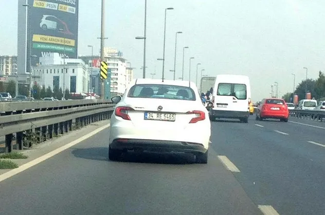 E-5 Karayolu’nda şoke eden görüntü