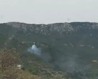 Mersin’de orman yangını büyümeden söndürüldü