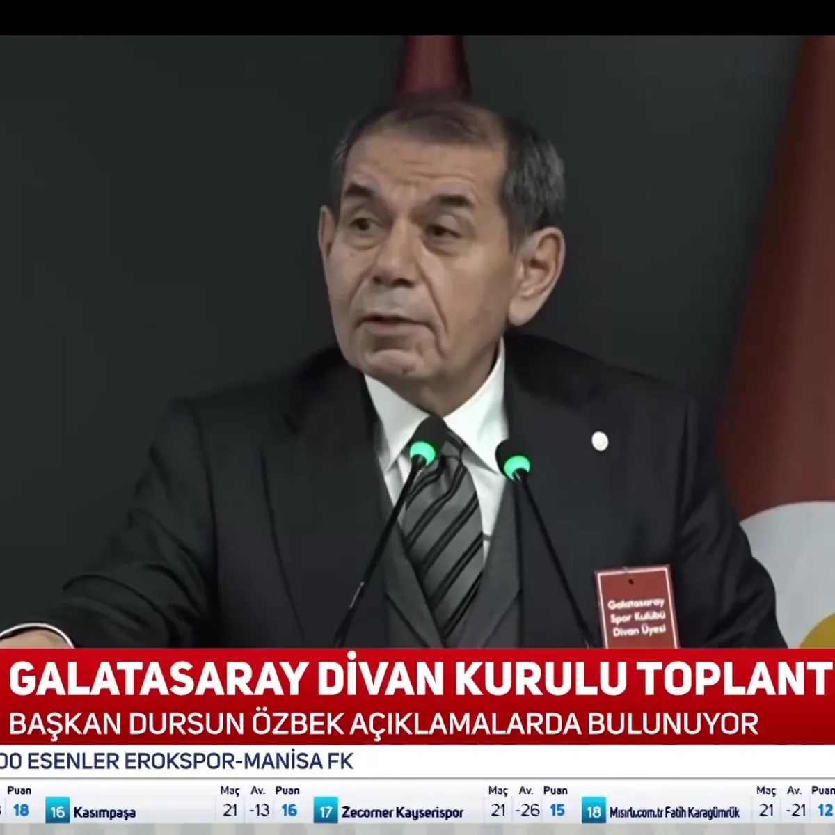 Dursun Özbek’ten şampiyonluk açıklaması