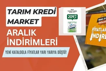 Tarım Kredi Market 9 günlük indirim şenliği başladı! Süzme peynir 124,90 TL, TK Tam yağlı doğal yoğurt 49,90 TL’ye düştü
