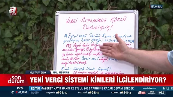 Vergi sistemi değişti!