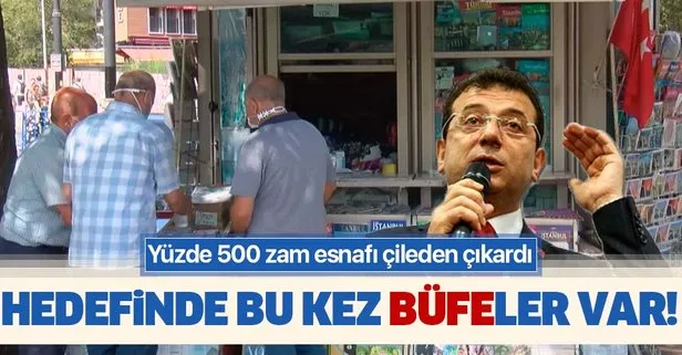 İstanbul’daki gazete satış büfelerine yüzde 500 zam! Esnaftan CHP’li İBB’ye sert tepki