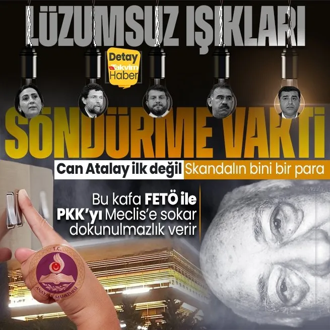 AYM bu kafayla FETÖ ile PKKyı Meclise sokup dokunulmazlık verir! Can Atalay ilk değil skandalın bini bir para: Yeniden yapılandırma şart
