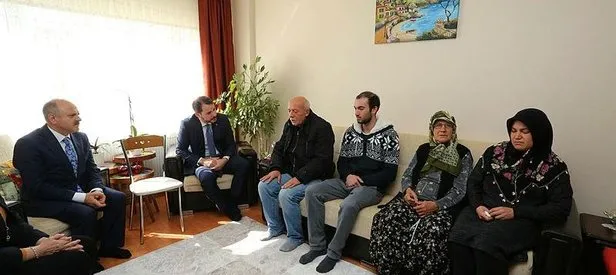 Bakan Albayrak'tan şehit evine ziyaret