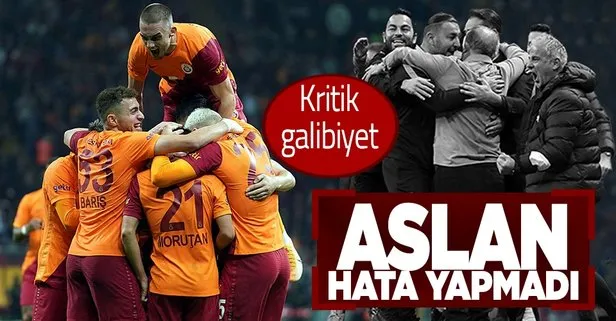 Galatasaray hata yapmadı! Rakiplerinin kaybettiği haftada Gaziantep’i 2-0’la geçti
