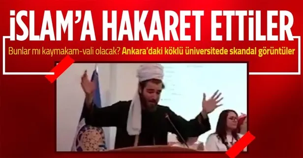 Ankara Üniversitesi’nde İslam’a hakaret