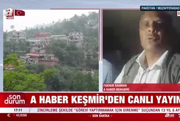 Keşmir'den canlı yayın: ''Gerilim devam ediyor''