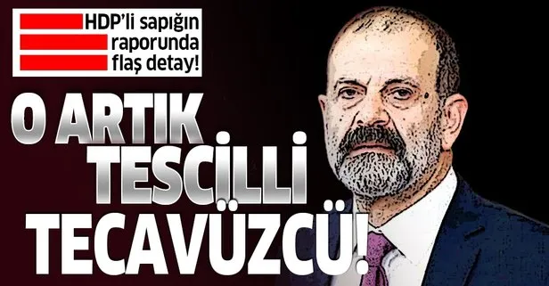 HDP'li tecavüzcü Tuma Çelik hakkında rapor tamamlandı! Cinsel saldırıya ilişkin yeterli delil mevcut