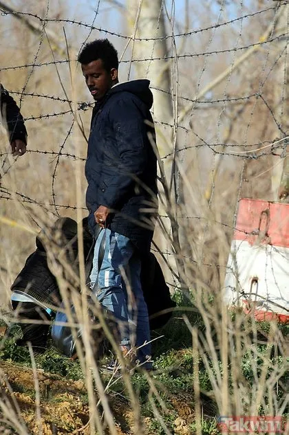 Son dakika: Göçmenler tel çitleri keserek Yunanistan’a geçti