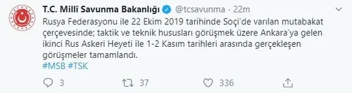 MSB açıkladı: Rus Askeri Heyeti ile görüşmeler tamamlandı-1