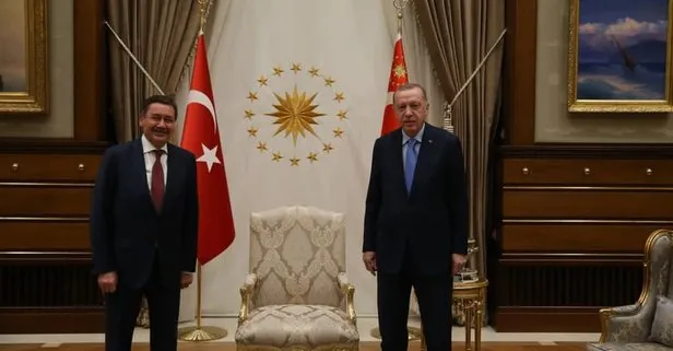 SON DAKİKA: Başkan Erdoğan ve Melih Gökçek Beştepe’de görüştü