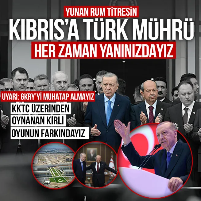 KKTCye yakışır Külliye! Başkan Erdoğan KKTC Cumhurbaşkanlığı ve Meclis binalarını açtı: Bir mühür daha vuruyoruz