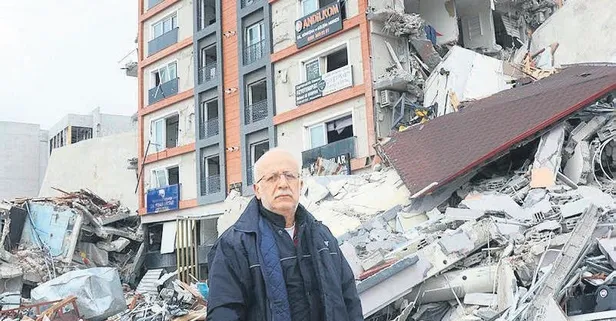 Hatay'daki 8 katlı ve 28 daireli bina depremde sapasağlam ayakta kaldı: 300 ton demir kullandık