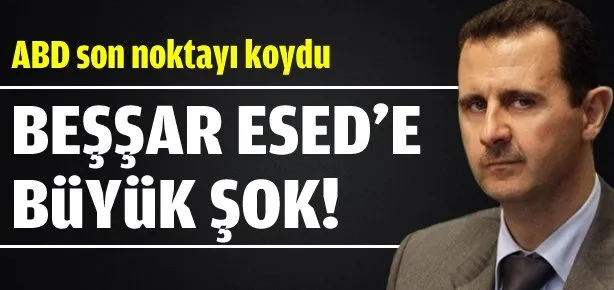 Esad’a büyük şok