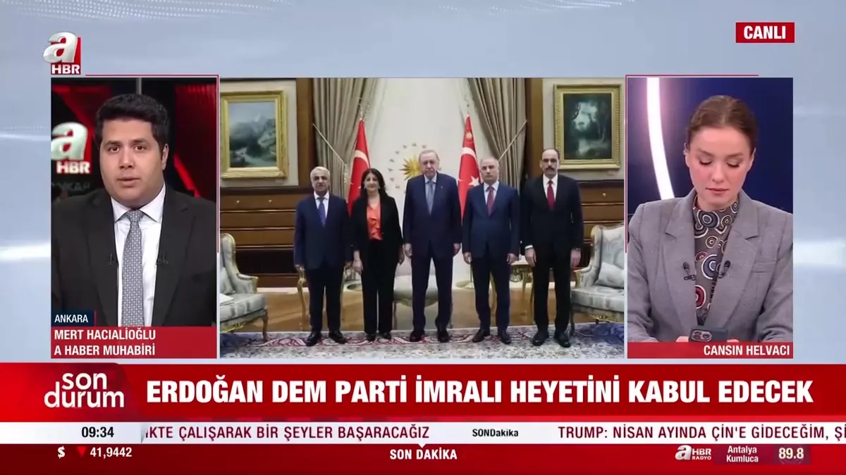 Başkan Erdoğan Dem Heyeti'ni kabul edecek