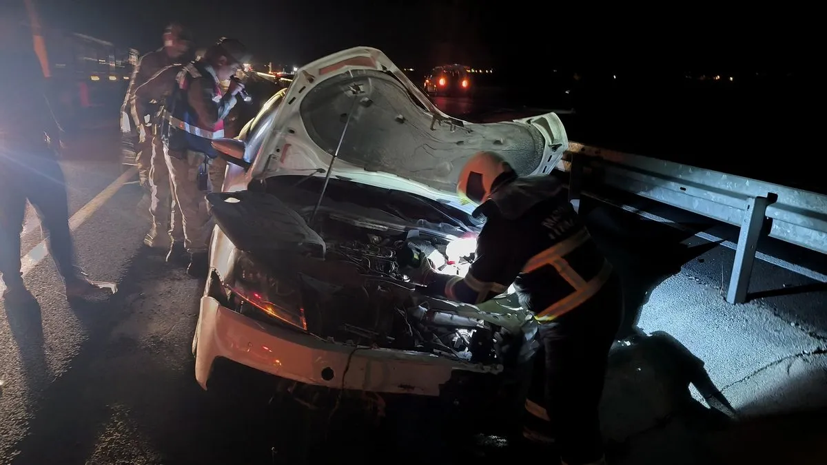 Yolda gördüğü lastiği kaldırmak isterken otomobilin çarptı! Talihsiz adam hayatını kaybetti