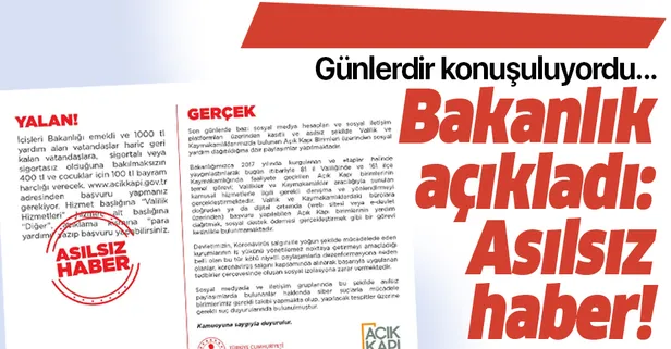 icisleri bakanligi ndan son dakika