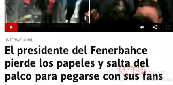 Son dakika Fenerbahçe haberleri: Ali Koç taraftarların arasına atladı! Dünya basınında gündem oldu - 6