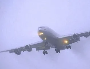 Sis nedeniyle uçak seferleri iptal edildi