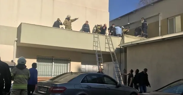 Ege Üniversitesi Hastanesi'nde yangın paniği