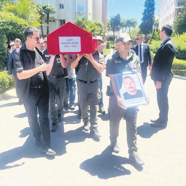 Şehit ormancıya son görev