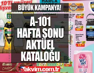 Hafta sonu geldi A101 2 Temmuz güncel aktüel kataloğu yayımlandı! A101'de bu hafta sonu neler var? 4 tanesi 36 TL! İNDİRİMLİ ürünler tam liste...
