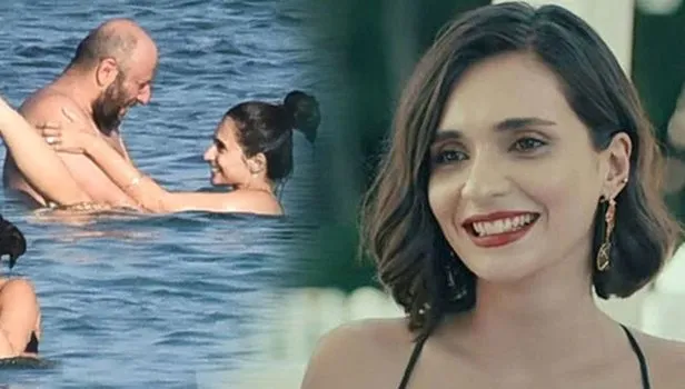 Meriç Aral, Serkan Keskin dudak dudağa görüntülendi! Plajda öpücüklere boğdular kimselere aldırmadılar