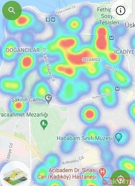 HES haritası güncellendi! İşte İstanbul'un ilçe ilçe vaka yoğunluk haritası | Hayat Eve Sığar uygulamasında son durum