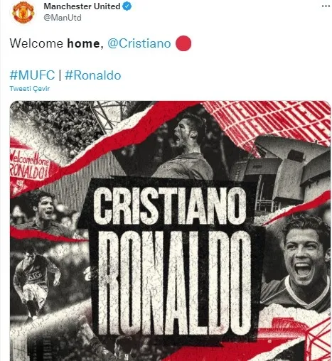 SON DAKİKA! Cristiano Ronaldo'nun yeni takımı Manchester United oldu-2