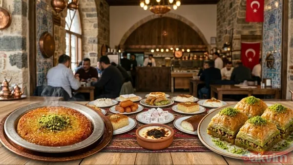 Listenin zirvesinde yer alan Antakya künefesi dikkat çekerken, fıstıklı sarma ve Gaziantep baklavası da en iyi Türk tatlıları arasında üst sıralarda kendine...