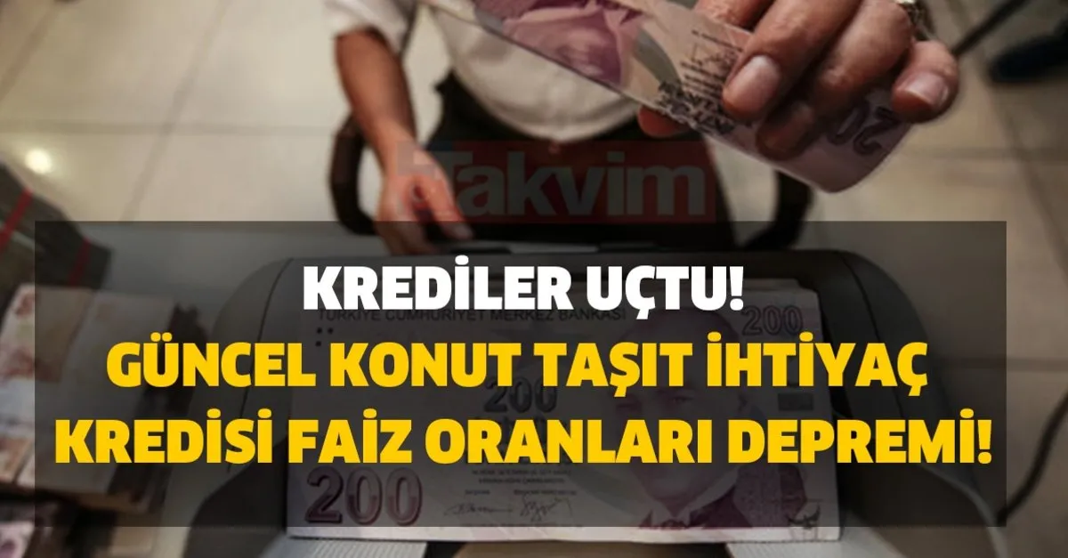 https www takvim com tr ekonomi 2020 12 01 krediler uctu 1 aralik guncel konut tasit ihtiyac kredisi faiz oranlari depremi en uygun kredi ve faiz hangi bankada ziraat akbank teb is bankasi garanti
