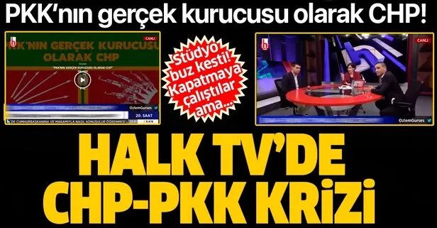 SON DAKİKA: Halk TV’de CHP-PKK krizi: PKK’nın gerçek kurucusu olarak CHP