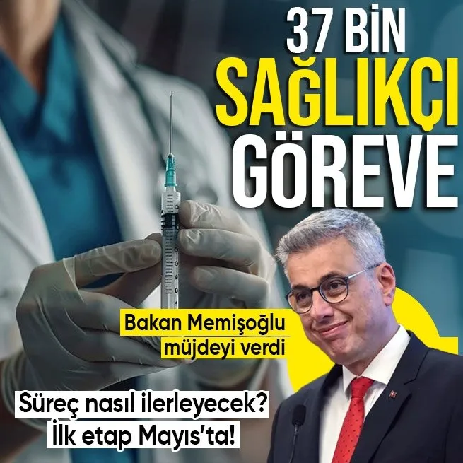 37 bin sağlık personeli alınacak! Müjdeyi Sağlık Bakanı Kemal Memişoğlu canlı yayında verdi