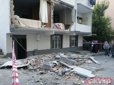 son dakika istanbul da korkutan patlama binanin duvari yikildi galeri takvim