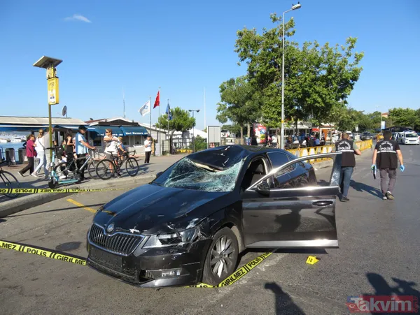Kadıköy'de feci olay! Polisten kaçan sürücü bisikletliye çarptı - 1