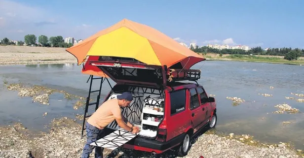 Antalyalı genç eski model otomobiline karavana çevirdi | Yurttan haberler