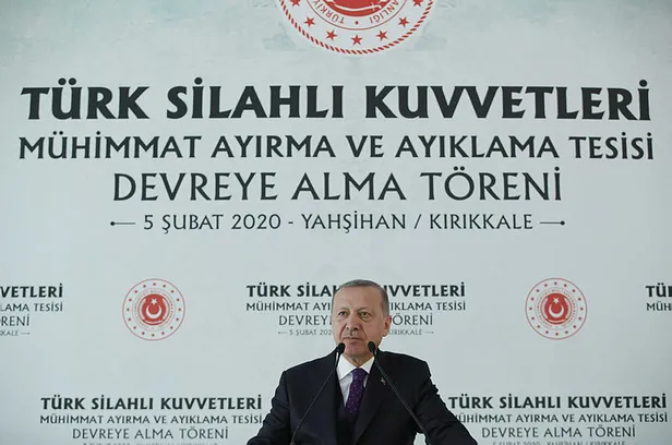 Son dakika: Başkan Erdoğan'dan TSK Mühimmat Ayırma ve Ayıklama Tesisini Devreye Alma Töreni'nde önemli açıklamalar-2