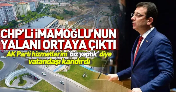 CHP'li Ekrem İmamoğlu'nun yalanı ortaya çıktı