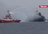 Pendik'te gemi yangını