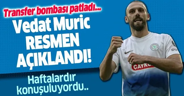 Son dakika transfer haberi: Vedat Muriç resmen Fenerbahçe’de!