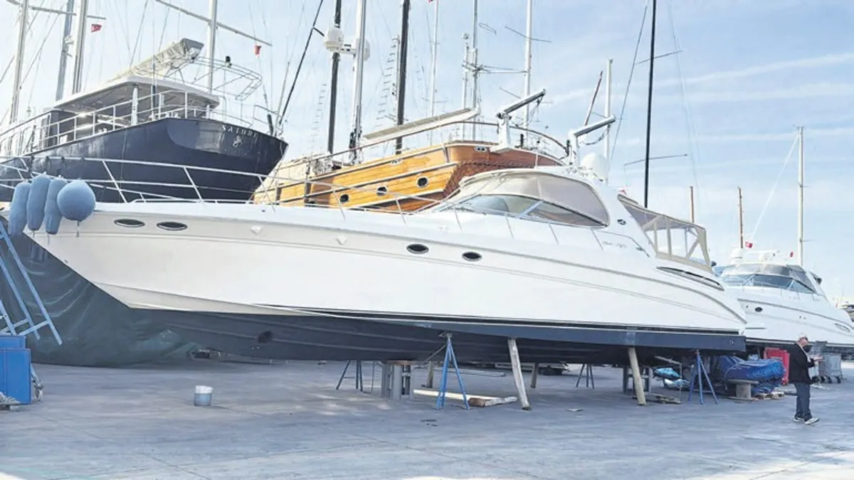 Bodrum süper yat bakımında dünya merkezine dönüştü: Tersaneler yüzde 100 dolu