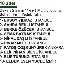 Tazedirekt kampanyası çekiliş sonuçları açıklandı! (Takvim.com.tr)