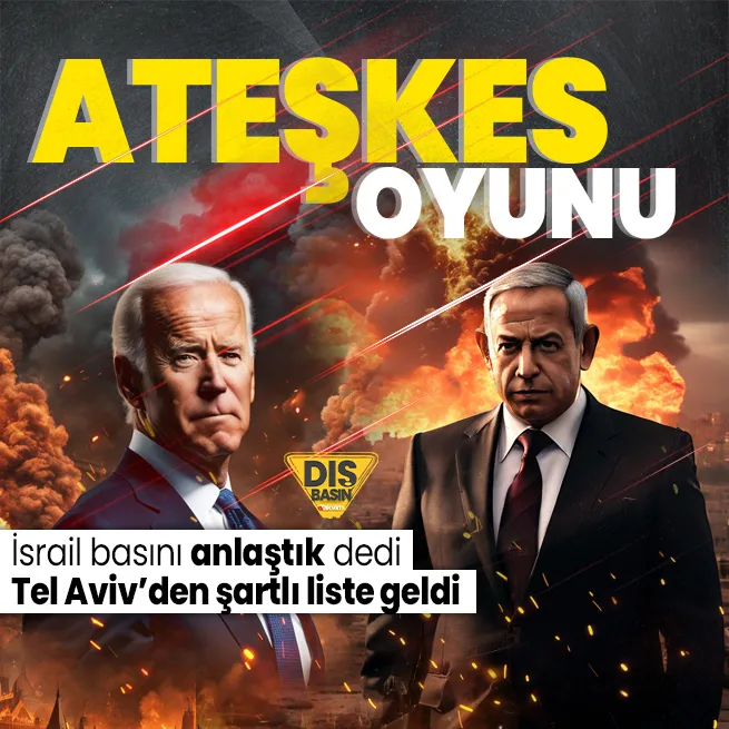 Tel Aviv-Washington hattından yeni ateşkes oyunu! İsrail basını Hamas ile anlaşıldığını iddia etti Netanyahu’nun baş danışmanı ‘kalıcı ateşkes yok’ dedi