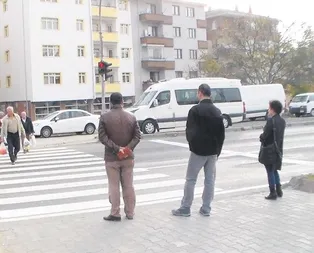 Yayaya kırmızı kart